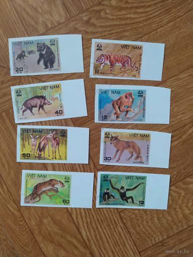 Вьетнам серия марок 1981 г. Фауна.