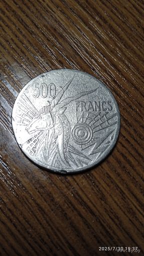 Конго 500 франков ,,С,, 1977
