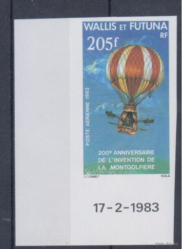 [1133] Уоллис и Футуна 1983. Авиация.Воздушный шар.
