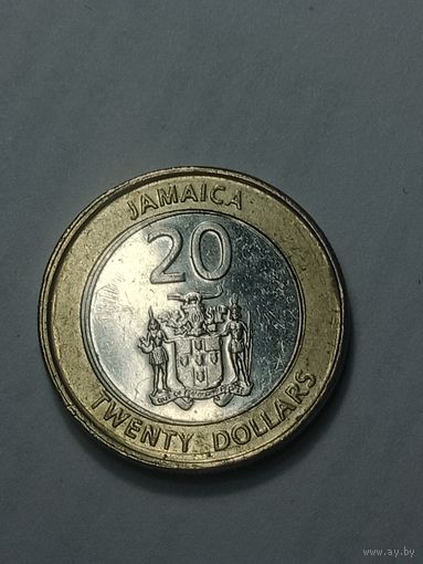 Ямайка 20 долларов 2008 года .