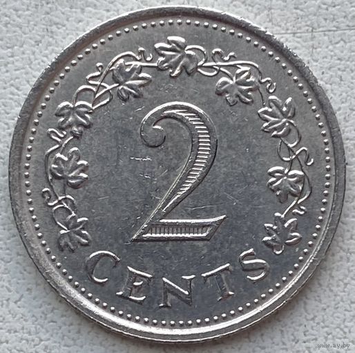 Мальта 2 цента 1972 г.