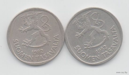 ФИНЛЯНДСКАЯ РЕСПУБЛИКА. 1 МАРКА 1982