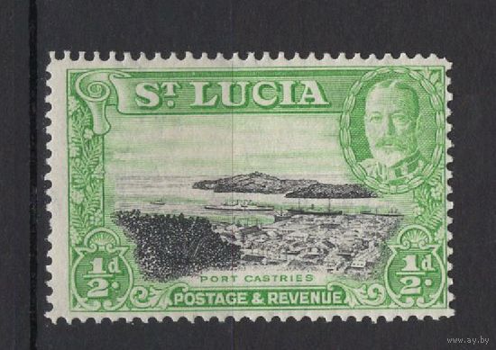 1936 Св. Люсия / St Lucia* 1/2d  Порт Георг V (SG#113)
