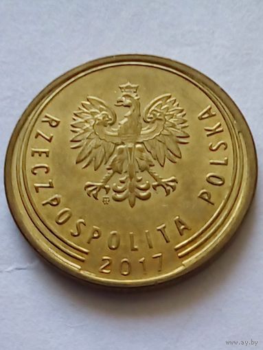 Польша 5 грош 2017 г.