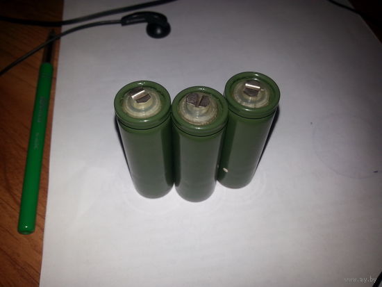 Аккумулятор СССР НКГЦ-1Д 3 штуки одним лотом