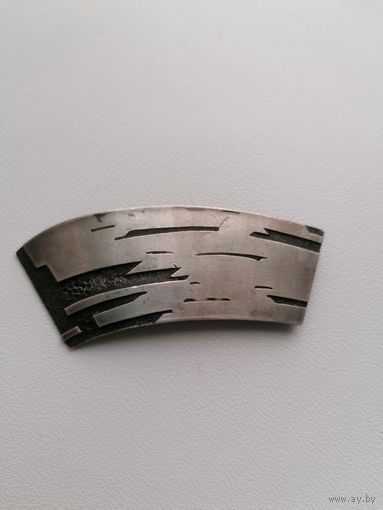 Брошь берёзка СССР, серебро 875 пробы, редкий экземпляр, распродажа коллекции