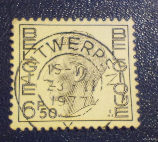 Марка Бельгия 6,5 фр - 1977 г.в.
