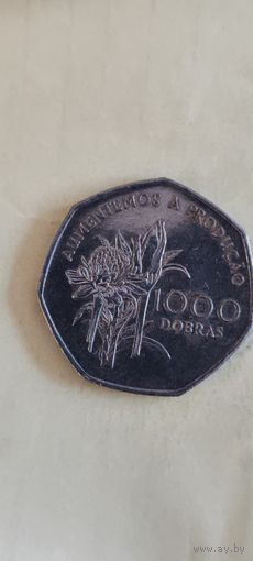 Сан-Томе и Принсипи 1000 добрас 1997