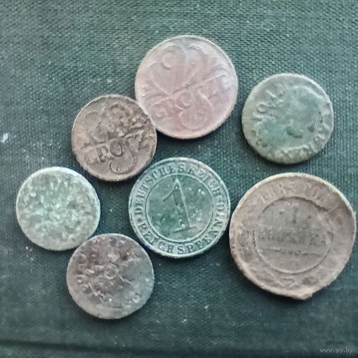 Монеты разные