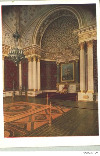 Ленинград Эрмитаж Петровский или Малый тронный зал 1964