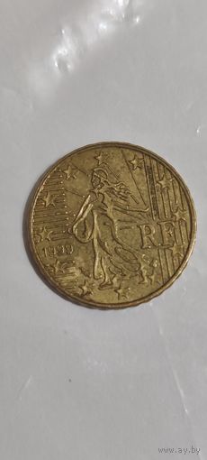 Франция 10 евроцентов 1999