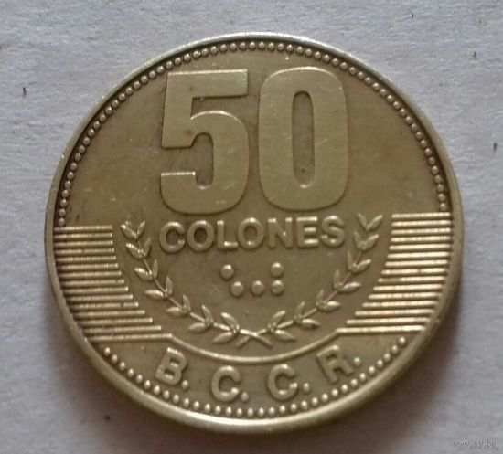 50 колон, Коста-Рика 2012 г.