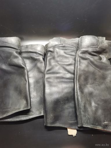 Голенище от хромовых сапог СССР. (одним лотом). 2 пары.