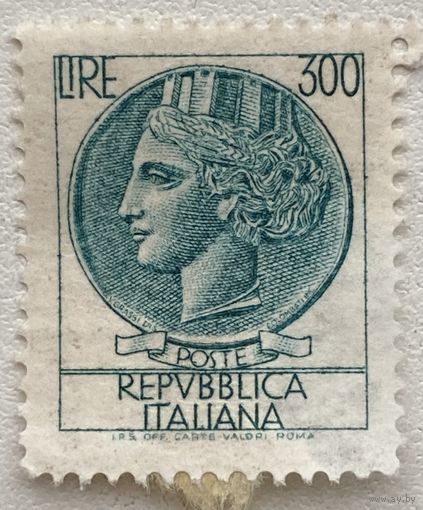 Марка Италия. Стандарт. 300 лир