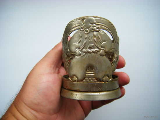 Подстаканник из СССР 1960-80е годы. ЗАПОРОЖЕЦ.