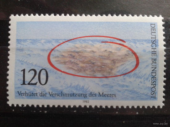 ФРГ 1982 предотвращение загрязнения моря Михель-3,4 евро