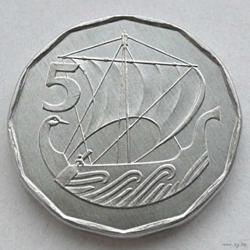 Кипр 5 милей, 1982 UNC