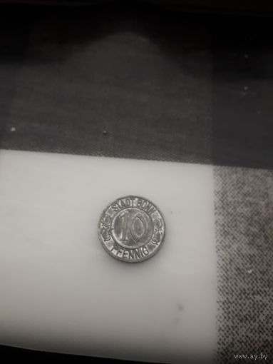 БОНН 10 пфенингов 1920 год/ Бетховен/