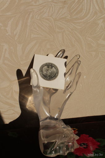 Монета 5 марок Германии 1973 год.Серебро.Юбилейная.Холдер.