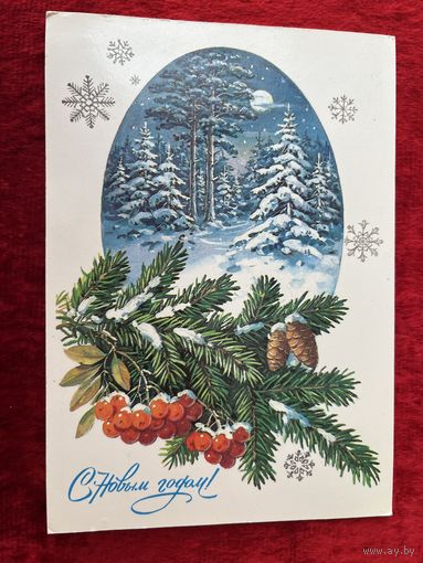 С Новым годом! 1986 год. Ю. Куртенко Подписана!