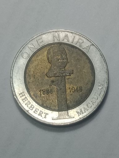 Нигерия  1 найра 2006 года .