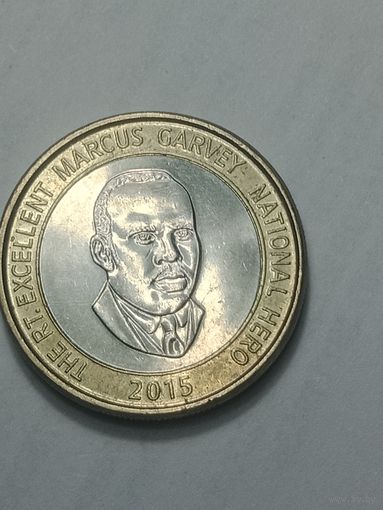 Ямайка 20 долларов 2015 года .
