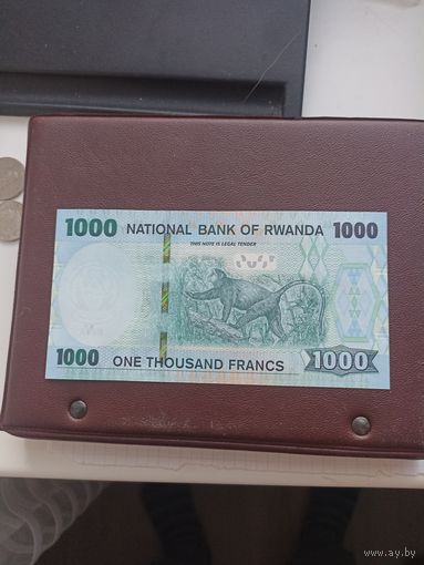 РУАНДА 1000 франков 2019 год