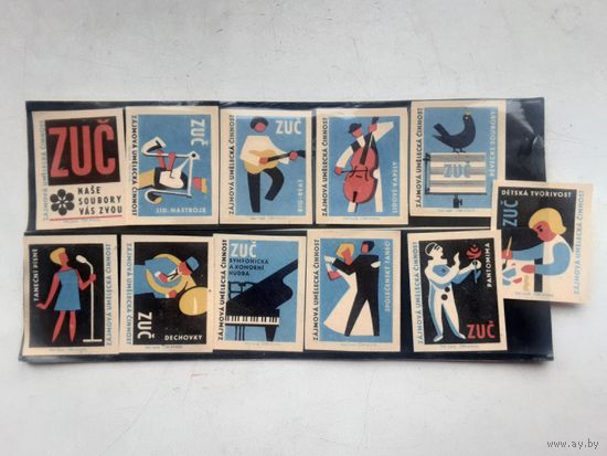 Этикетки спичечные. Дети на дороге. 1980-е годы. Чехословакия