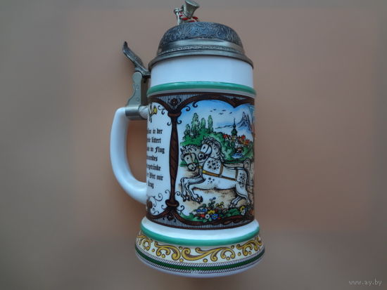 Пивная кружка Карета (музыкальная).