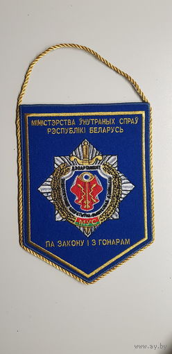 Вымпел департамент обеспечения оперативно-поисковой деятельности МВД Беларусь
