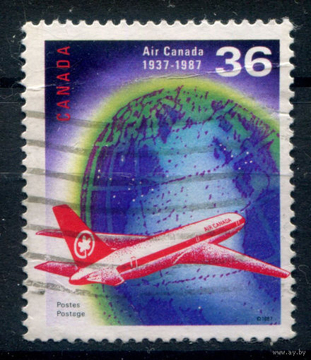 Канада - 1987г. - авиация - 1 марка - полная серия, гашёная [Mi 1058]. #3-WB-94-KS-6