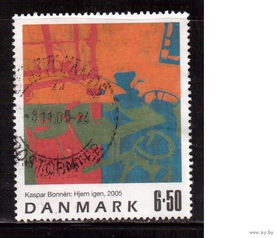 Дания-2005, (Мих.1409) гаш., Искусство, Живопись