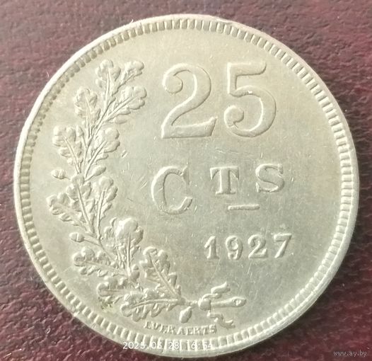 Люксембург 25 сантимов, 1927
