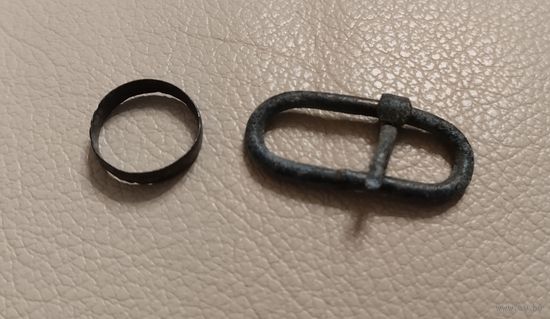 Пряжка и колечко 19в