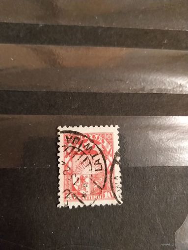 1923 Латвия Мих 93 зуб 10 герб (3-7)