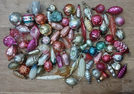 Ёлочные игрушки 76 шт