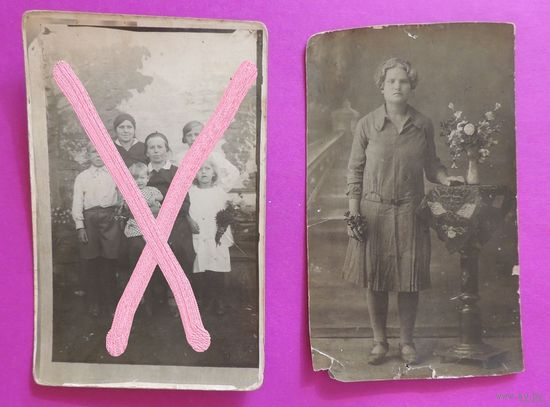 Фото "Семья, портрет", Зап. Бел., 1920-1930-е гг.