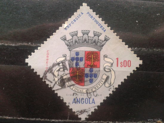 Ангола, колония Португалии, 1963. Герб г. Салазар