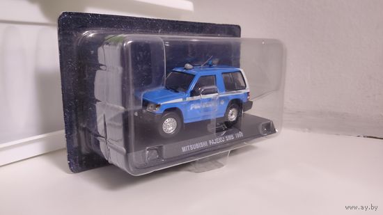Модель Mitsubishi Pajero SWB Polizia 1:43 запакованная