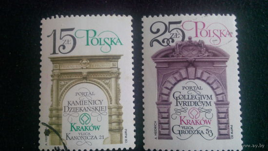 Польша 1982. Архитектура Кракова. Полная серия