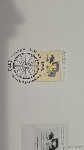 Дилижанс, Германия, 2010г, престиж-буклет первый день гашения