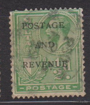 Британские колонии Георг V Известные Люди Личности Мальта 1926 год лот 7 С НАДПЕЧАТКОЙ