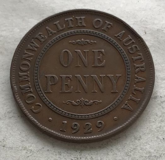 Австралия 1 пенни 1929 Георг V