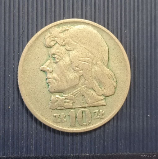 Польша 10 злотых 1959 год Тадеуш Костюшко большой формат монеты