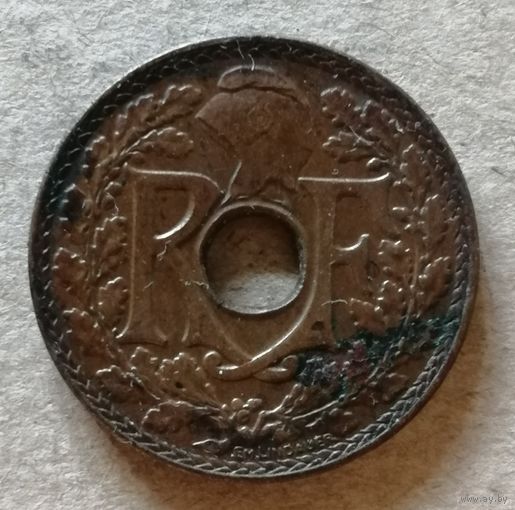 Французский Индокитай 1/2 сантима, 1939 год, Бронза (коричневый цвет), KM# 20