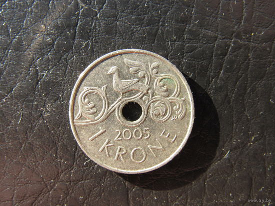 Норвегия. 1 крона. 2005. С 20 копеек. Распродажа коллекции. Смотрите другие лоты.