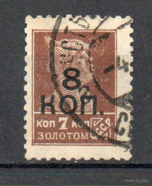 Вспомогательный стандартный выпуск СССР 1927 год 1 марка