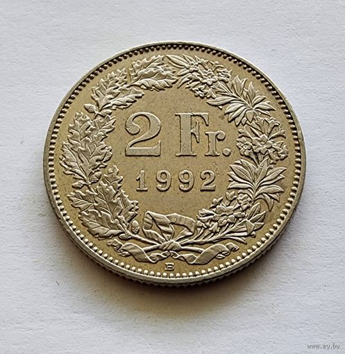 Швейцария 2 франка, 1992