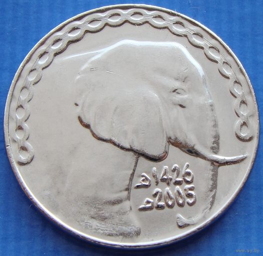 Алжир. 5 динаров 2005 года  KM#123