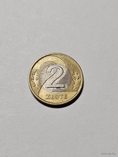Монета 2 злотых Польша 1994 г.